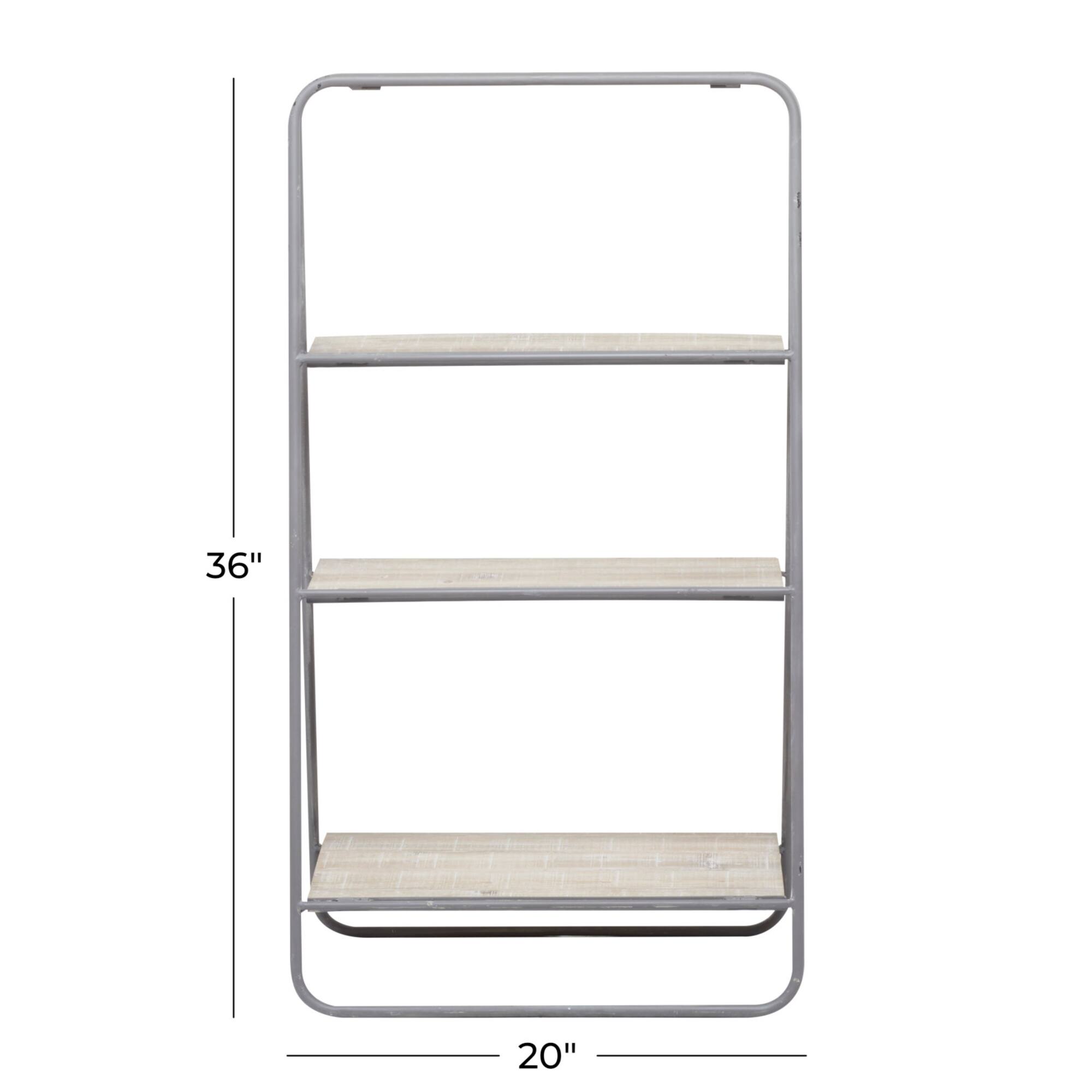 36" Iron Farmhouse Shelving Unit